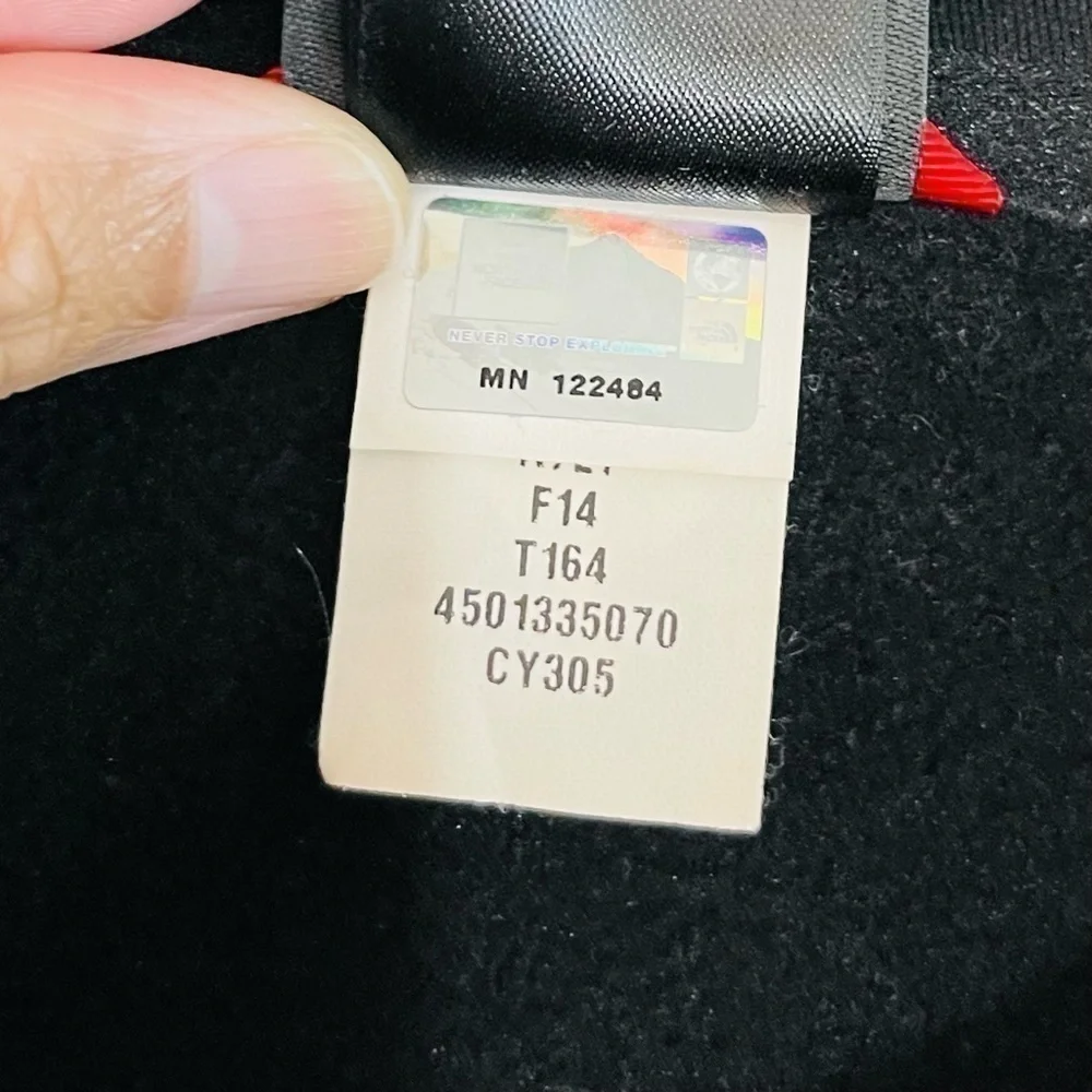 The North Face Canyonlands Pullover 1/4 Zip Up Sweater Jacket XXL Black/Gray